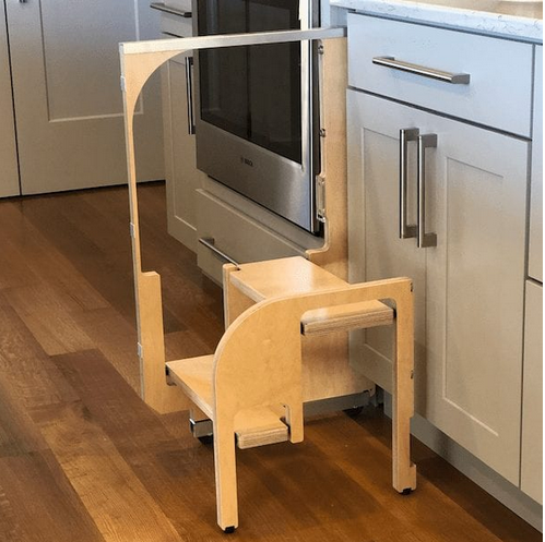 Kitchen Cabinet Accessories - Hideaway Stairs