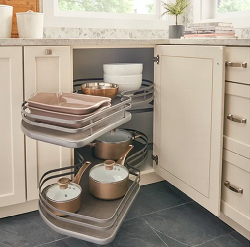 Kitchen Cabinetry Accessories - Rev-A-Shelf Blind Corner Storage